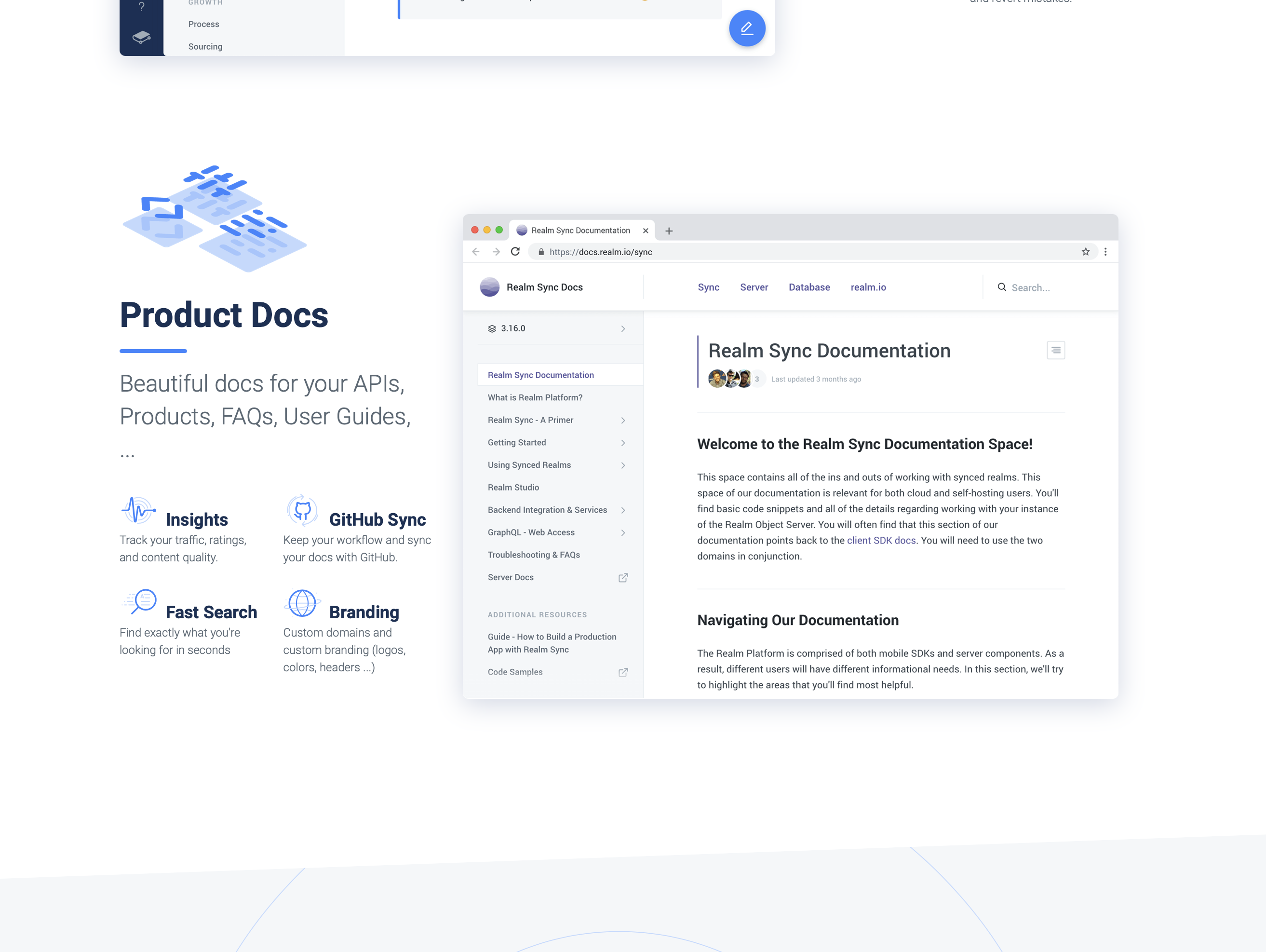 GitBook is a great tool for documenting product's API